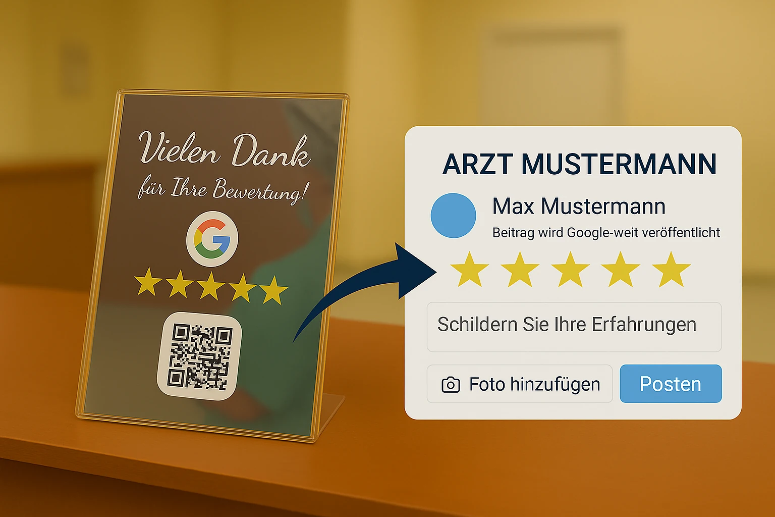 Ärzte google Bewertungen pushen