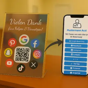 Ärzte Landingpage mit Social Signals und Bewertungen pushen